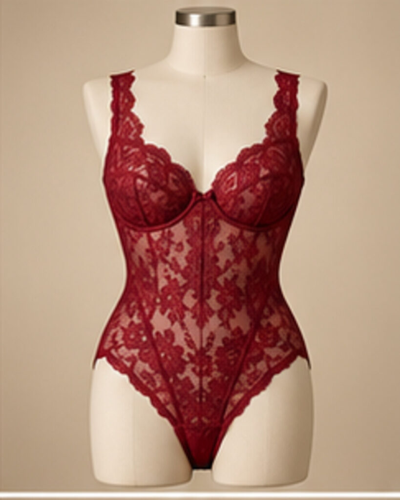 Ruby Desire Lace Teddy