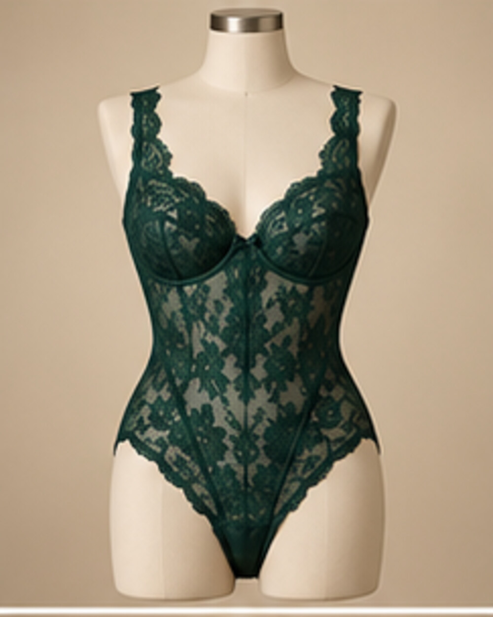 Emerald Envy Mesh Bodysuit