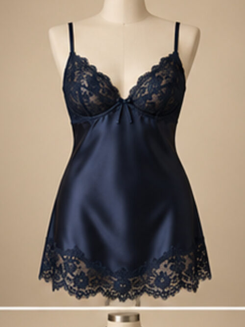 Midnight Lace Chemise