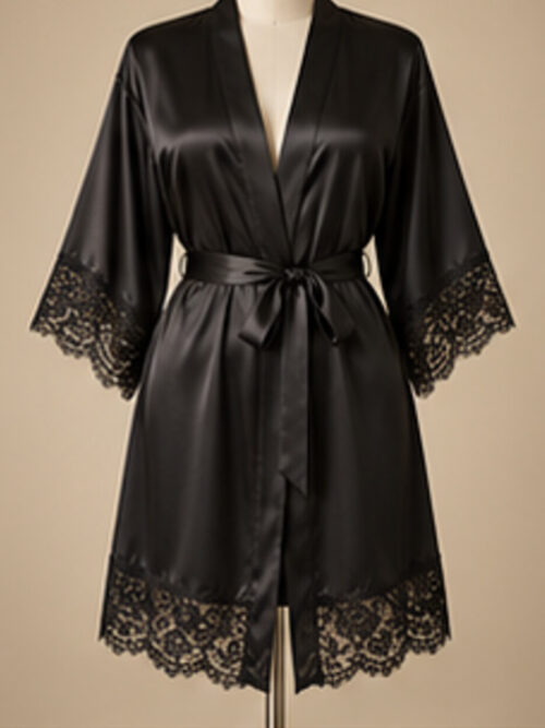 Satin After-Dark Robe