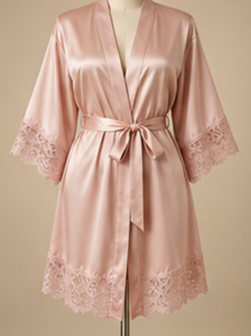 Blush Lace Kimono