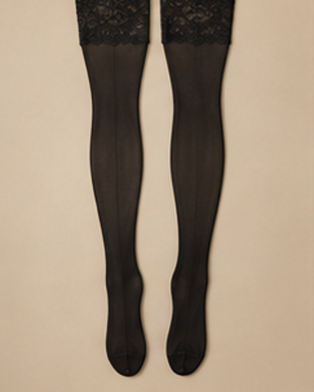 Black Seamed Stockings