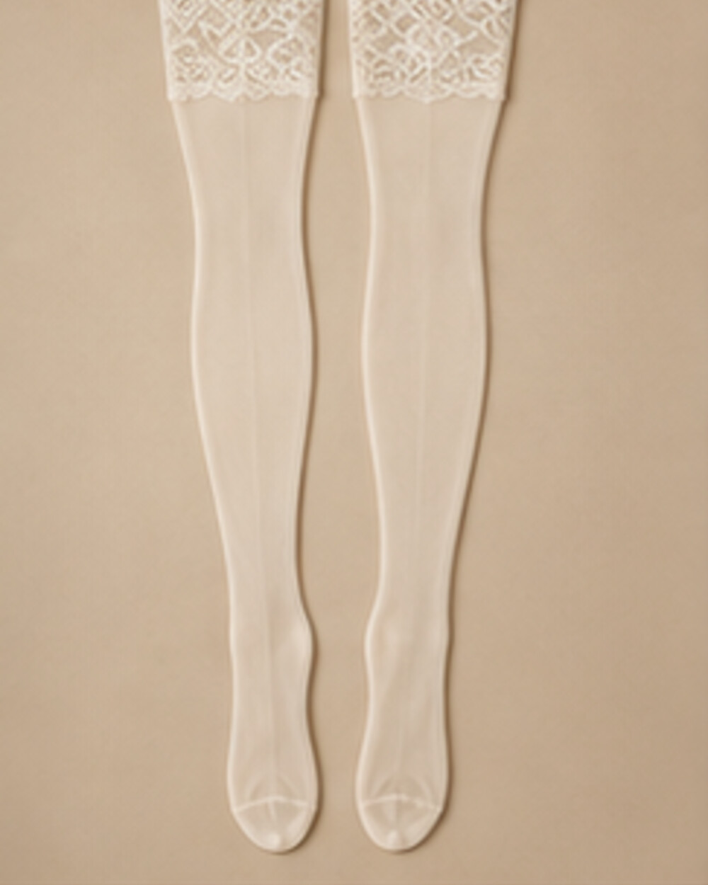 Noir Lace-Top Hold-Ups