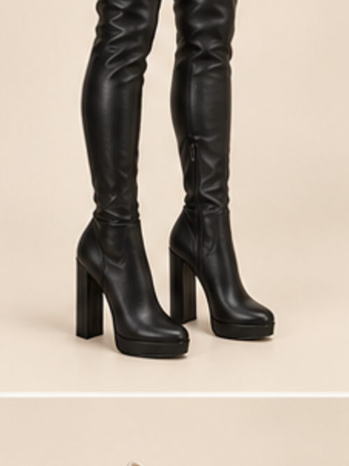 Dark Fantasy Thigh-High Boots