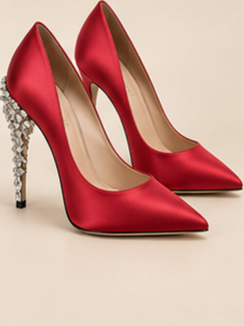 Red Carpet Crystal Pumps