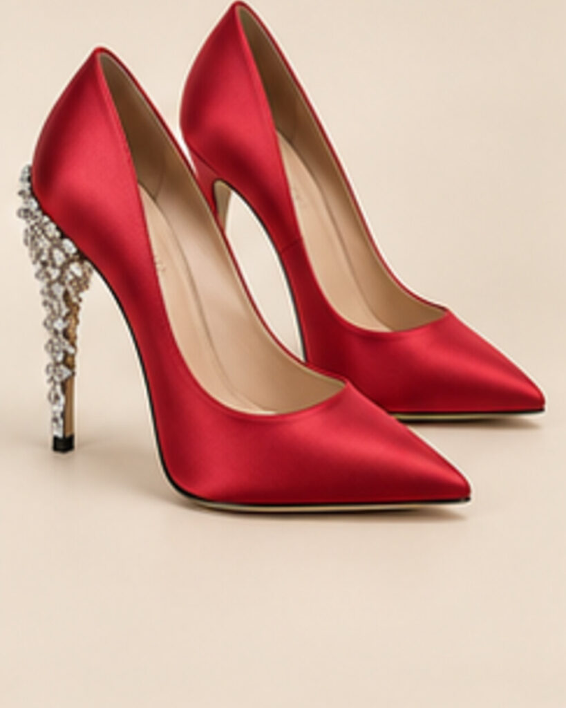 Red Carpet Crystal Pumps